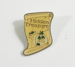 California  Lottery  lapel hat PIN: &quot;Hidden Treasure - $8.90
