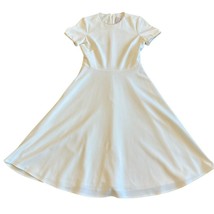 Gal Meets Glam Victoria White Dress Pearl Trim A-Line Short Sleeve Size ... - $145.13