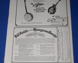 Aria Musical Instruments Pickin&#39; Magazine Photo Clipping Vintage Decembe... - £12.17 GBP