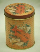 Christmas Music Instruments Candy Tin Box Storage Container Advertising ... - £7.77 GBP