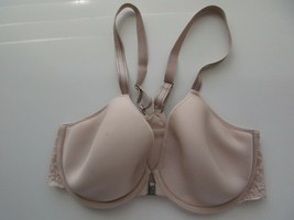 Chantelle 3282 Rive Gauche T-Back Front Closure Spacer Bra Beige 32DD $78 B350DD - £14.93 GBP