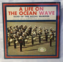 A Life On The Oc EAN Wave Band Of The Royal Marines Lp Record Military Music - £15.65 GBP