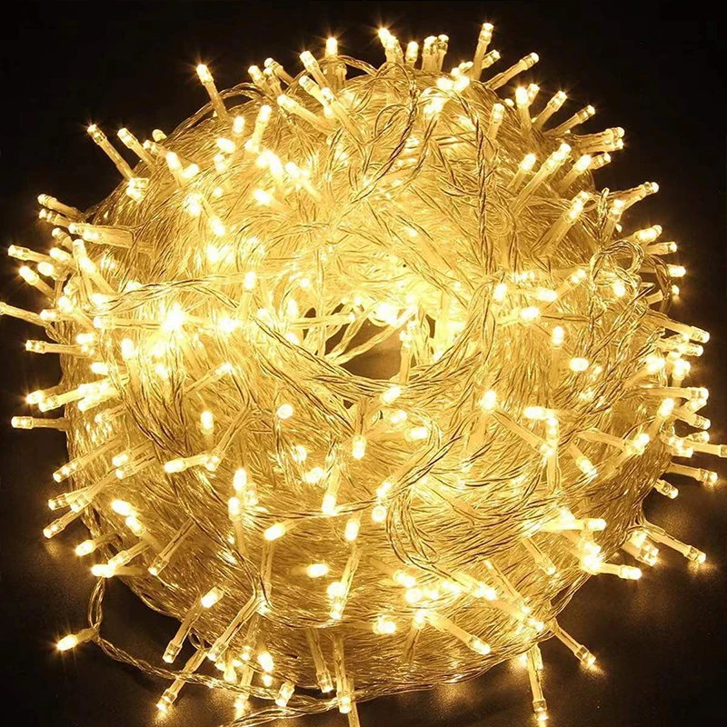 1m-100m LED String Lights Gar Fairy Light Christmas Tree Lamp Outdoor Waterproof - £58.58 GBP