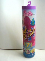 Barbie Color Reveal Doll with 7 Surprises Shoes/Hair/Skirt/Earrings/Sponge GTR93 - £6.45 GBP