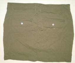 Womens New Halle 12 NWT PrAna Run Hike Skort Skirt Shorts Pockets UPF Dark Green - £78.82 GBP