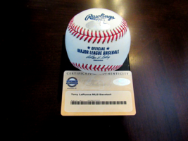 Tony Larussa Wsc Oak A&#39;s Stl Cards Hof Manager Signed Auto Oml Baseball Steiner - £93.41 GBP