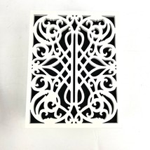 NEW Doorbell Chime Cover Only Corinthian Style White Covering Decorative - £18.29 GBP
