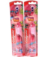 2 Colgate Dream Works Trolls Powered Toothbrush Extra Soft Bristles Easy... - €15,62 EUR