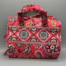 Vera Bradley Hanging Toiletry Travel Bag Organizer Call Me Coral Cosmetic Holder - £19.83 GBP