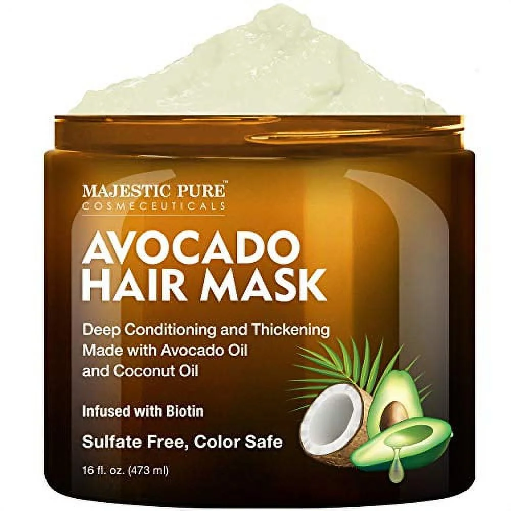 Majestic Pure Avocado and Coconut Hair Mask for Frizzy Hair - 16 fl oz - $54.69 CAD