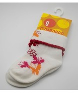 NWT GYMBOREE  GIRLS SOCKS 12M 24M  SHOE SZ 03-6 LA PLAYA WHITE PINK RED ... - $4.94