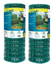Garden Fence 24" H X 50' ft. L Steel Vinyl Coated Green GARDEN CRAFT 022... - $79.19