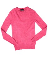 Tahari Raspberry Pink Red 2-Ply Cashmere Crew Neck Pullover Sweater size S - $23.28
