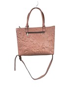 Patricia Nash Zancona Tote Bag Used Pink Spring Embossed - $123.75