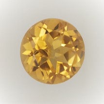 Natural Citrine Round Faceted Cut 6X6mm Golden Citrine Color VVS Clarity Loose G - £8.94 GBP