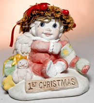 Dreamsicles: 1st Christmas - DX242 - Cherub, Stars, Rag-doll and Stocking - $19.26
