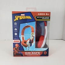 SPIDER-MAN Kid Safe Headphones! With Volume Limiting Technology #HP-0062-SPIDERM - £10.15 GBP