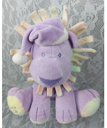 Purple Lion Plush Babys First Friend Pink Yellow Pastel 8&quot; Stuffed Anima... - €45,67 EUR