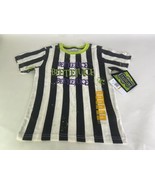 Beetlejuice Striped Short Sleeve Tee T-Shirt Top Kids Boys Girls Size 5-6 - £11.43 GBP