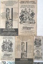 Canonball Run ~ Sharkey&#39;s Machine, Vintage Movie Ads From 1981 ~ Advertisements - £7.05 GBP