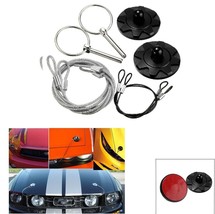 CNC Universal Car Racing Sport Bonnet Hood Pin Lock Latch Appearance Kit... - $12.00