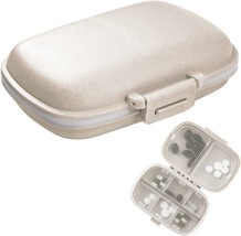 1Pack Travel Pill Organizer, 8 Compartments Portable - £10.22 GBP