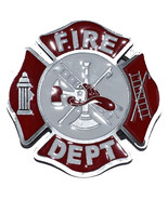 FIRE DEPARTMENT LOGO FIRE FIGHTER - Cast Belt Buckle - $23.00