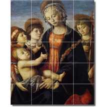Sandro Botticelli Religious Painting Ceramic Tile Mural P00726 - £157.32 GBP+