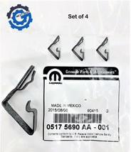 05175690AA New MOPAR Rear Seat Back Panel 4 PACK P-Clips for 2007-2017 Jeep - £11.14 GBP