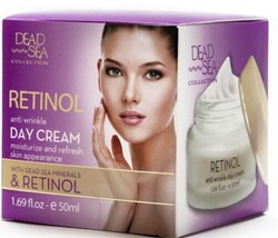 Dead Sea Collection Retinol Anti Wrinkle Day Cream Moisturize Refresh 1.69 fl.oz - £8.91 GBP