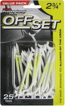 15 OFFSET 2 3/4 INCH OR 3 1/4 INCH GOLF TEES. PRIDE TEE SYSTEM. - $10.21