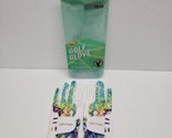 Wosofe Golf Womens Gloves White &amp; Multicolor Yellow Blue Green - Size 19/M - $17.72