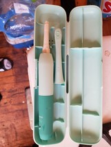 Hu1m Colgate Smart Toothbrush Kit, Ultrasonic Toothbrush with Travel Case Blue - $22.50