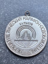 Original CCCP Times Sport Table Medal Light Athletic Marathon In Kharkov - £9.84 GBP