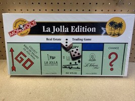 La Jolla Monopoly Rare Limited Edition Authorized Edition 1994 SEALED NEW IN BOX - $123.49