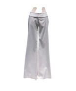 Cache White Snake Reptile Textured Stretch Pant Self Belt Waist Flair $1... - $70.02 CAD