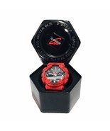 Casio Men Watch G-Shock GA100B-4A Black Dial Red Resin Digital Quartz 50... - £67.30 GBP