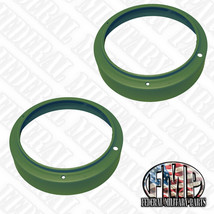 2 Green Bezel Rings for All Military Headlights Light Includes Humvee LMTV-
s... - £67.96 GBP