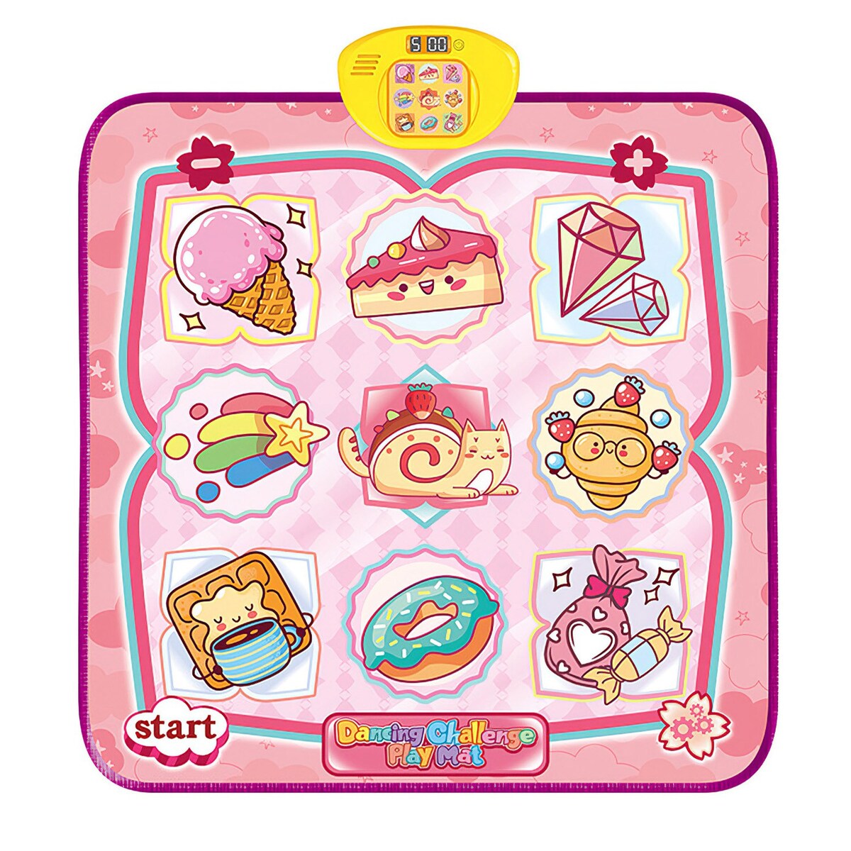 Cake Dance Mat for Kids Electronic Music Dance Pad with 6 Modes Built-in... - $45.24