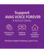 Donate to Avas Voice Forever 501(c)(3) Charity Supporting Children &amp; Com... - $0.99