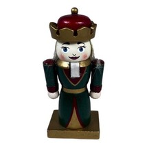 Nutcracker Queen Wooden Christmas Traditional Vintage Wooden Toy Soldier Woman - $18.22