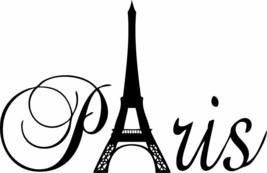 Paris Tower Girls Room Home Quote Vinyl Wall Decal Decor Art Sticker Decals - £7.94 GBP+