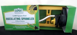 NIB - Expert Gardner 3,400 Square Foot Oscillating Sprinkler w/18 Brass ... - $9.95