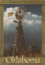 Postcard Oklahoma Wind Turbine Farming Agriculture Unused Continental Card - £4.74 GBP