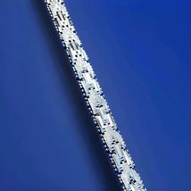 925 Sterling Silver Woven Braided Bracelet Diamond cut Chain Flexible Ba... - $356.25