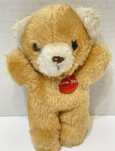 Vintage House of Lloyd Small Plush I Love You Bear 7 Inches - £9.85 GBP