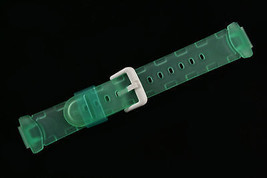 Baby-G 14mm Green Clear Casio Rubber Resin Watch Band Strap BG-151 - £15.49 GBP