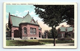 Postcard 1945 New York Stone Chapel, Building Forest Hill Cemetery, Fred... - £4.67 GBP