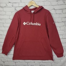 Columbia Sportswear Mountain Trek Womens Hoodie Sz L Red Pullover Sweats... - $19.79