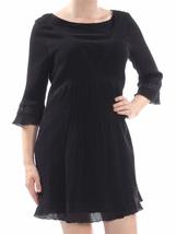Sanctuary Womens Ellie Crinkled Eyelet Casual Dress Black S - £52.95 GBP